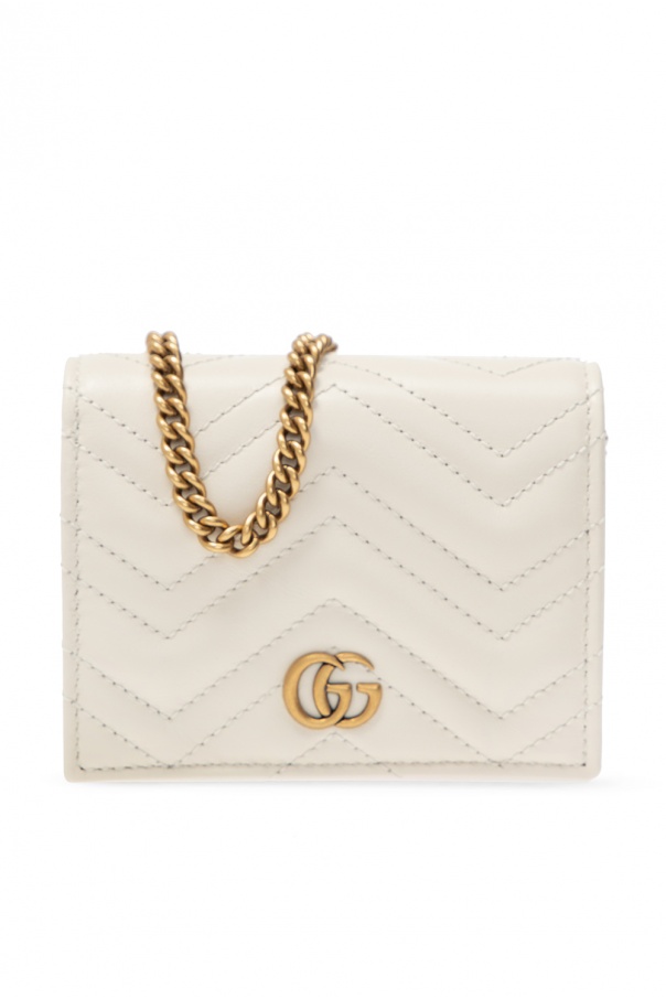 gucci Sneakers ‘GG Marmont’ chain wallet